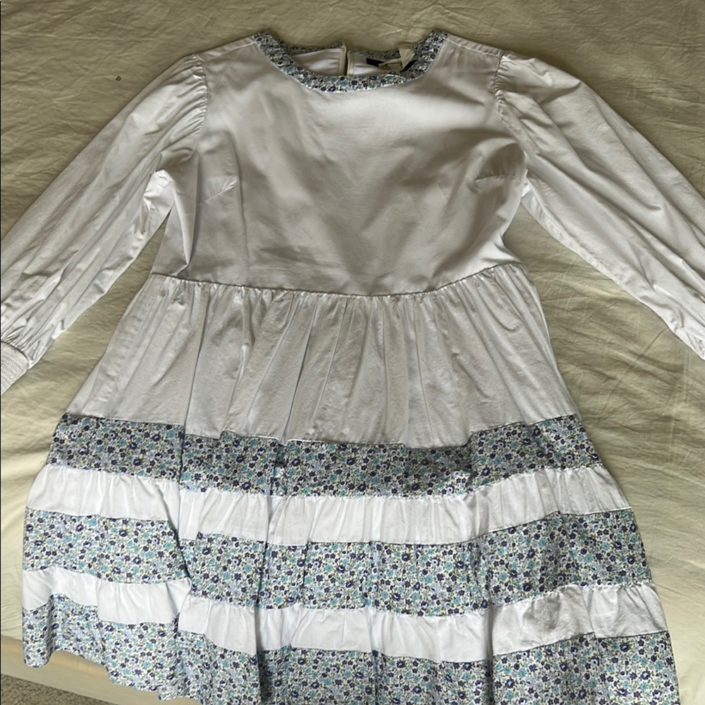 Pomander Place Cream Raglan Long Sleeve Sundress